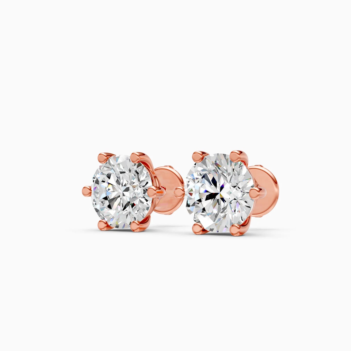 Everyday Round Diamond Studs