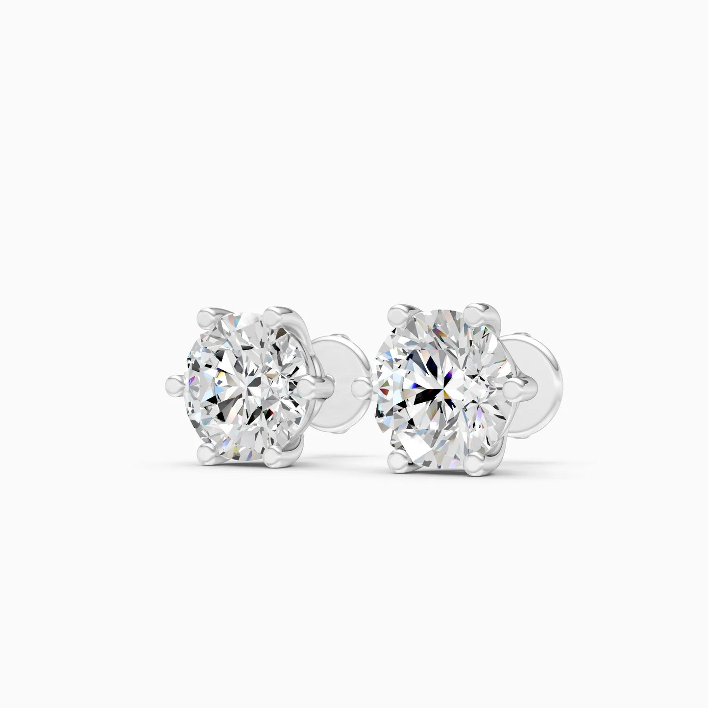 Everyday Round Diamond Studs