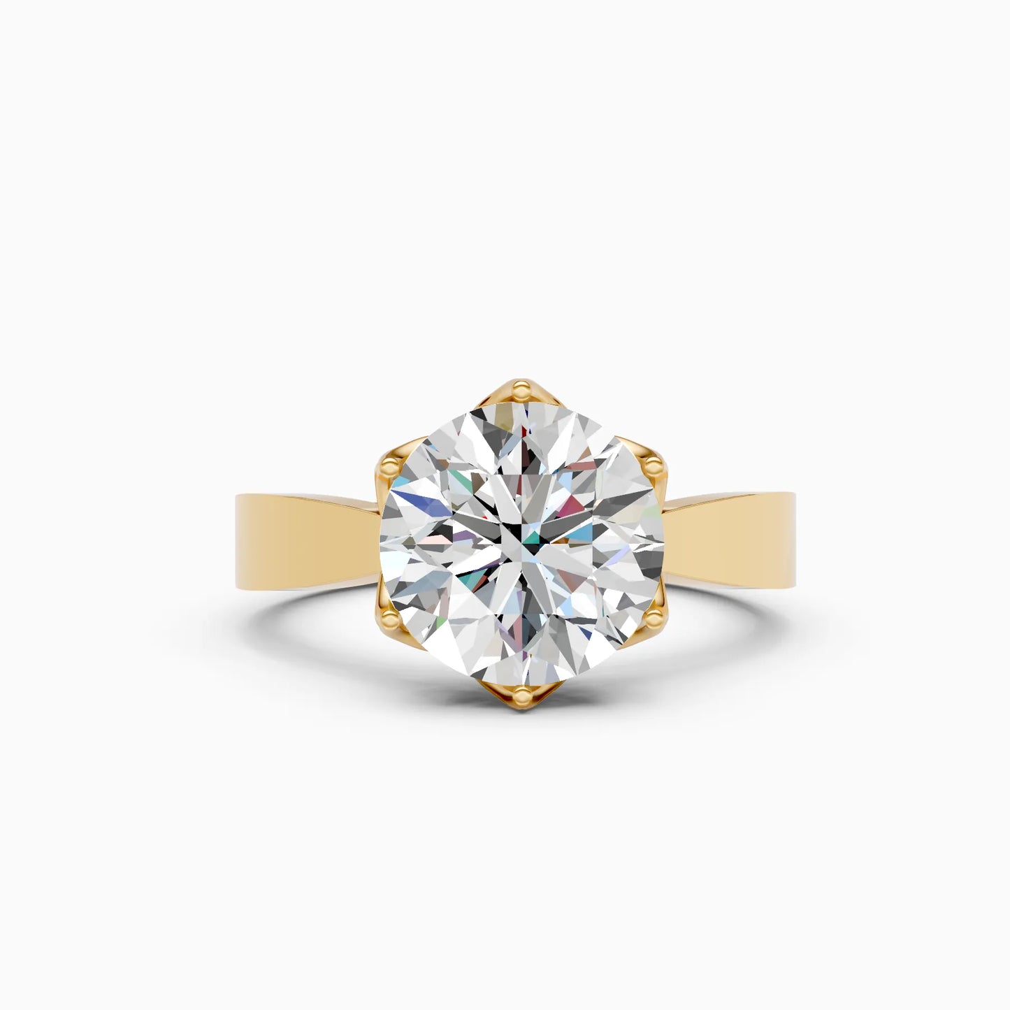 Round Solitaire Ring