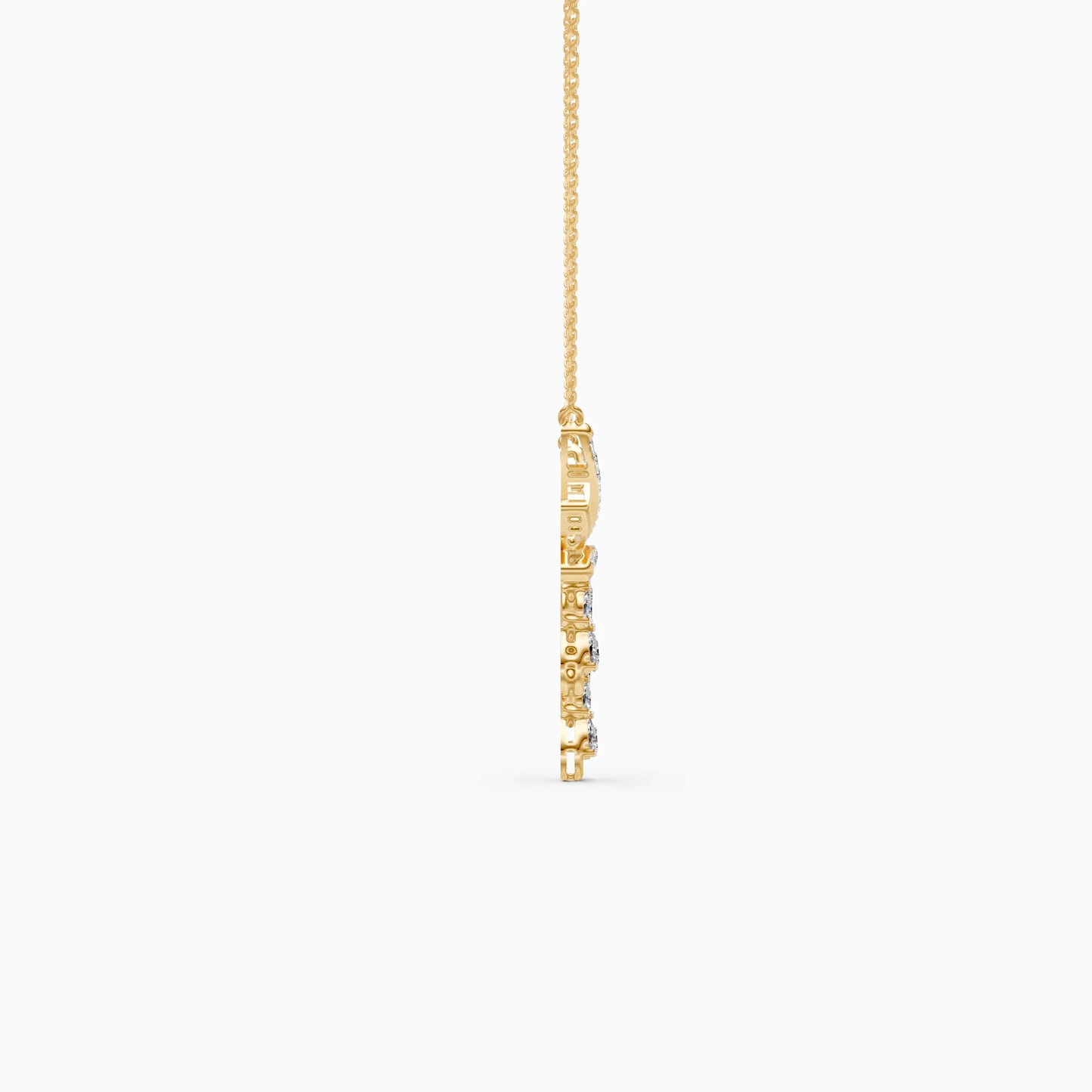 Pear Drop Vine Necklace