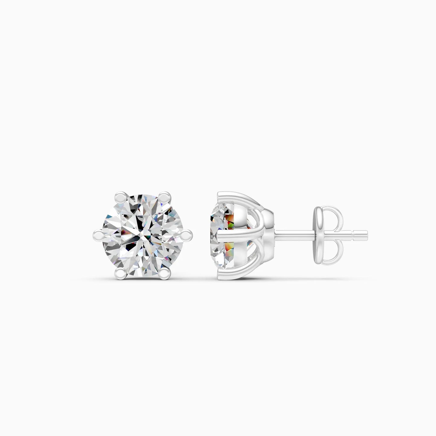 Everyday Round Diamond Studs