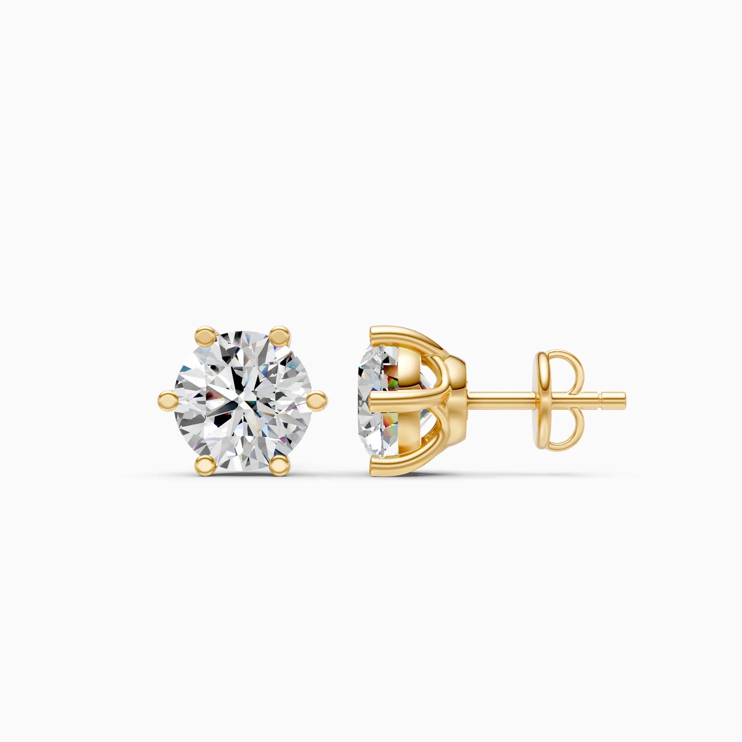 Everyday Round Diamond Studs