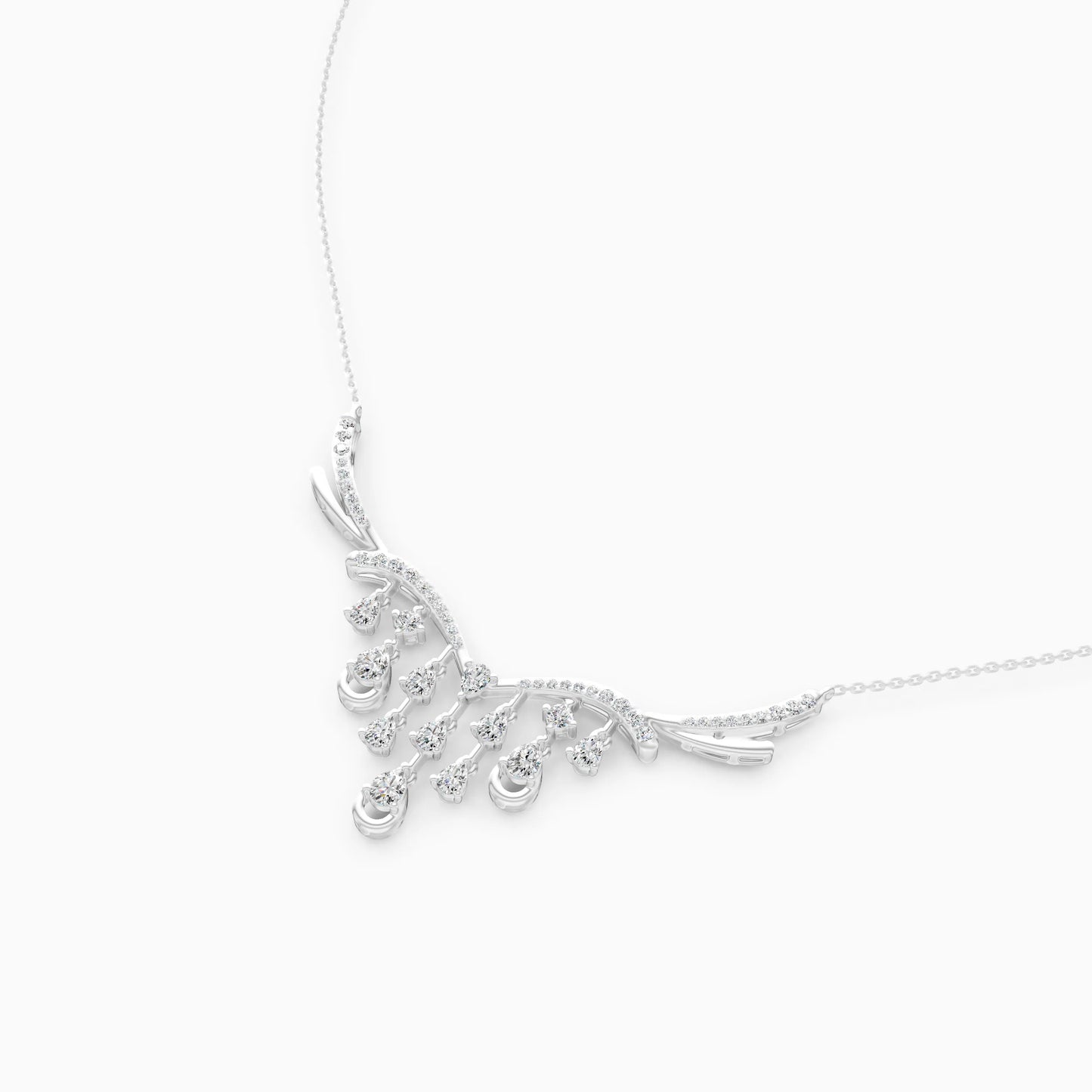 Pear Drop Vine Necklace