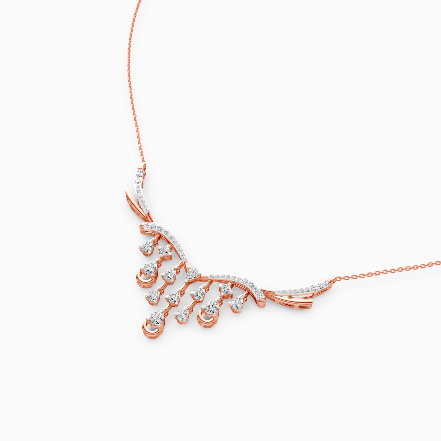 Pear Drop Vine Necklace