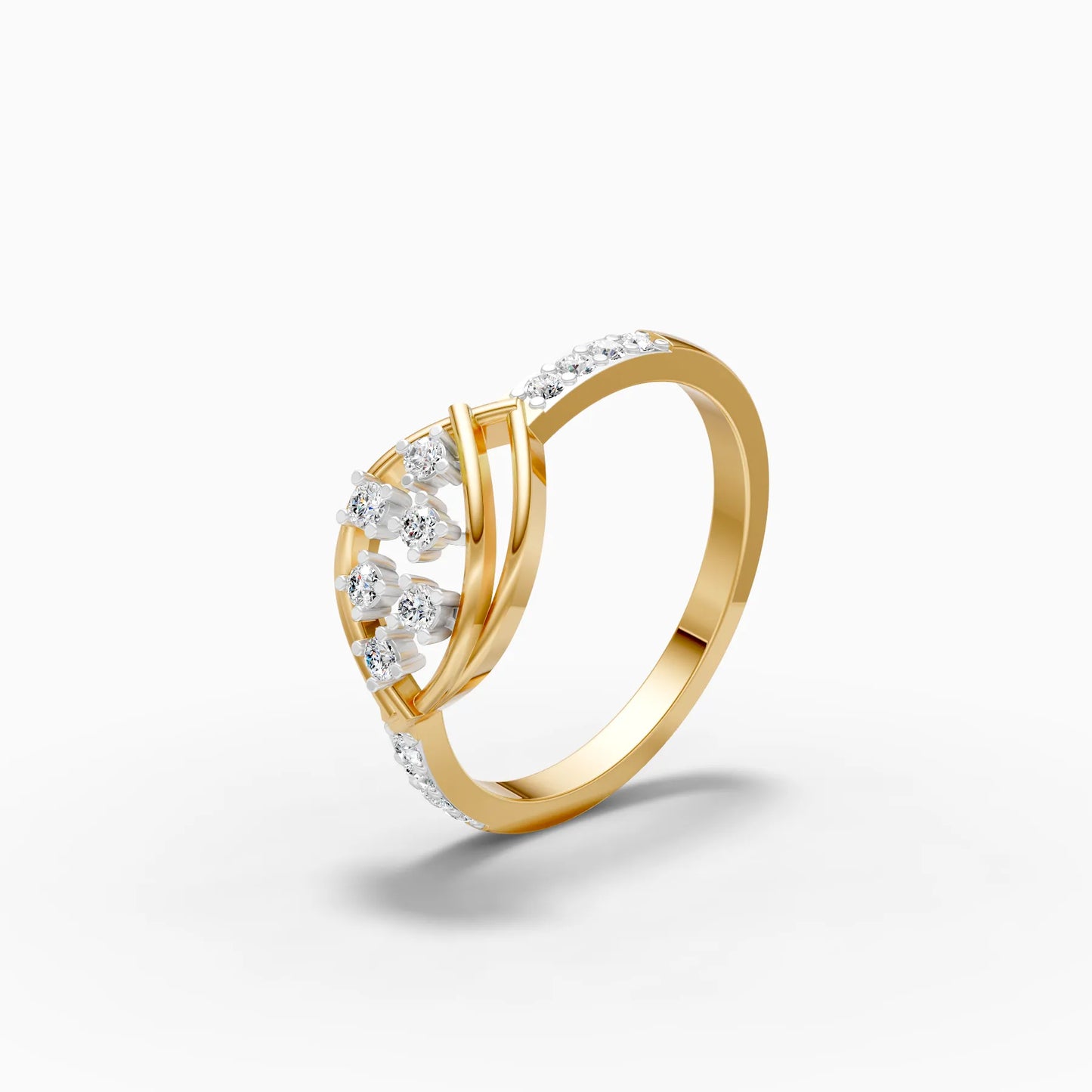 Twisted Marquise-Shaped Cluster Ring
