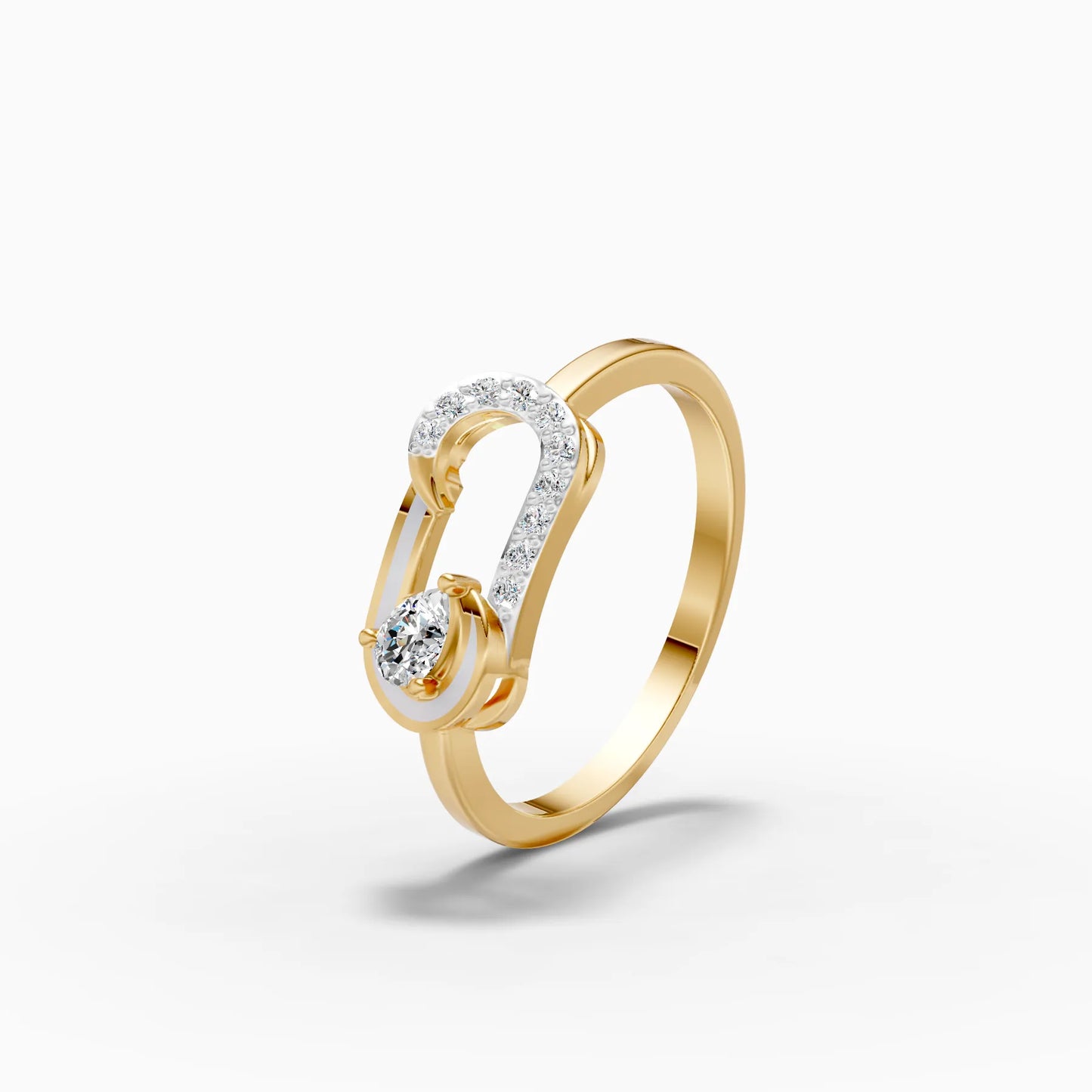 Open Loop Teardrop Accent Ring