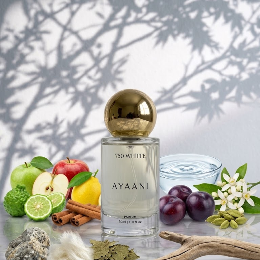 AYAANI 750 White Parfum – Long Lasting Luxury Perfume for Men & Women | 30ml