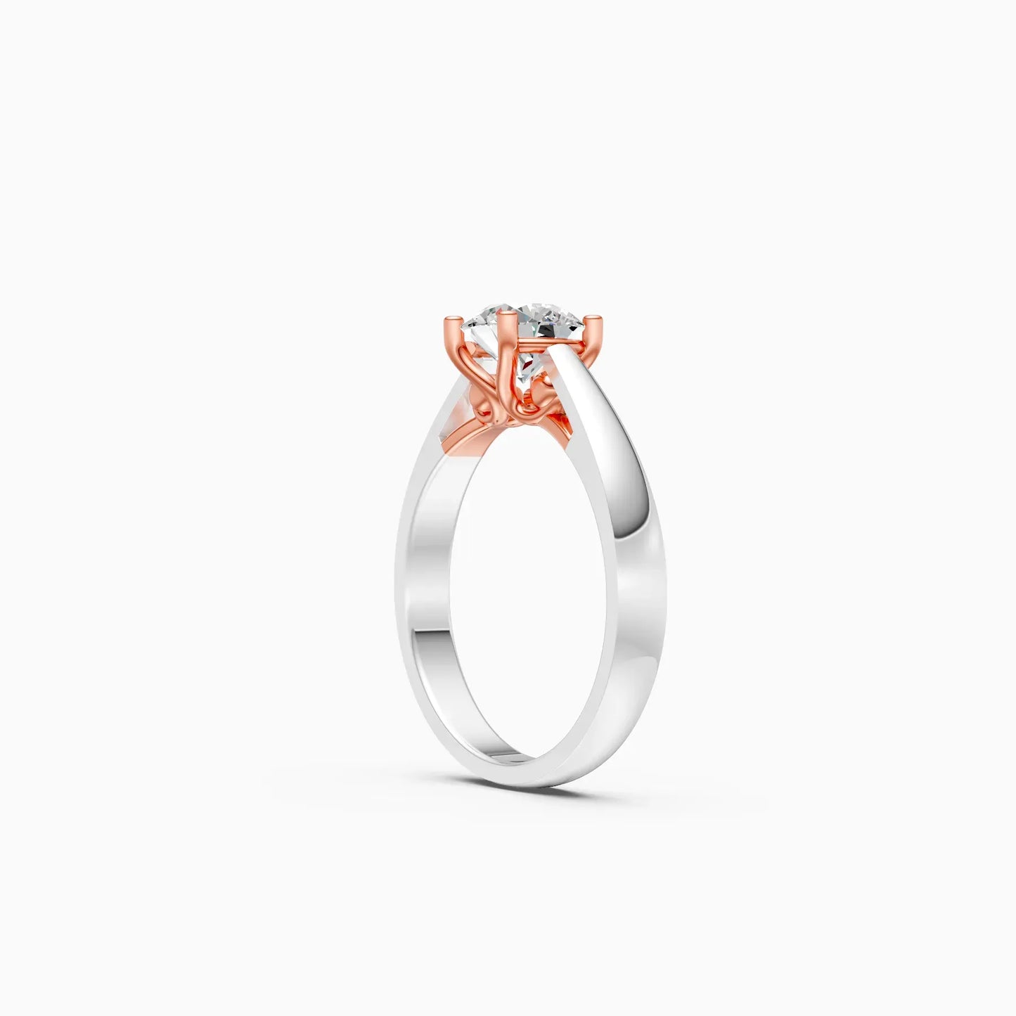 Classic Round Diamond Solitaire Engagement Ring