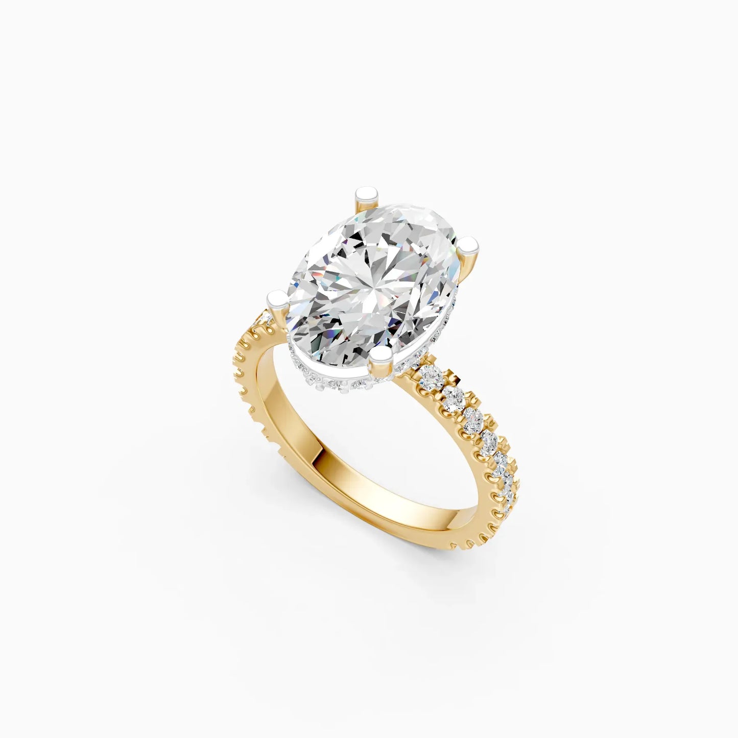 Spark With Oval Diamond Engagement Ring