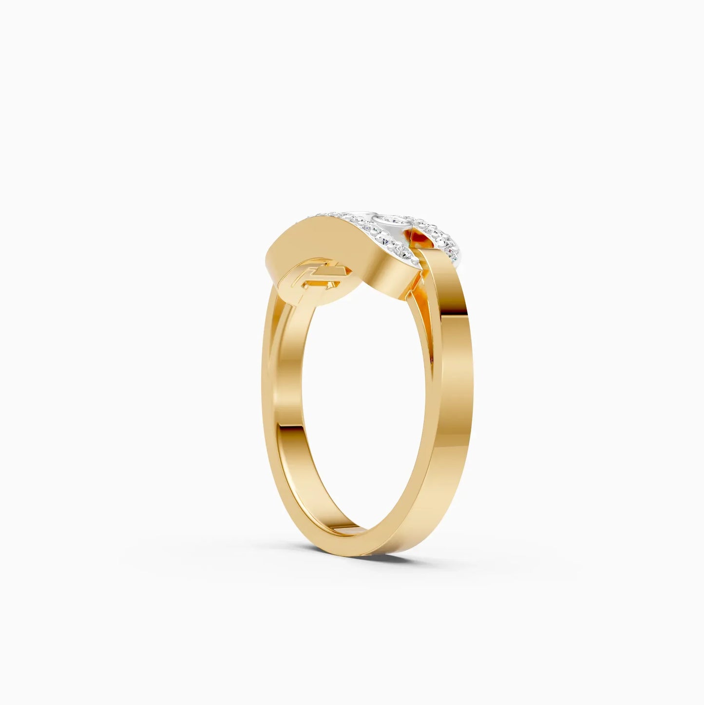 Lab Grown Diamond Open Hexagon Fancy Girls Ring