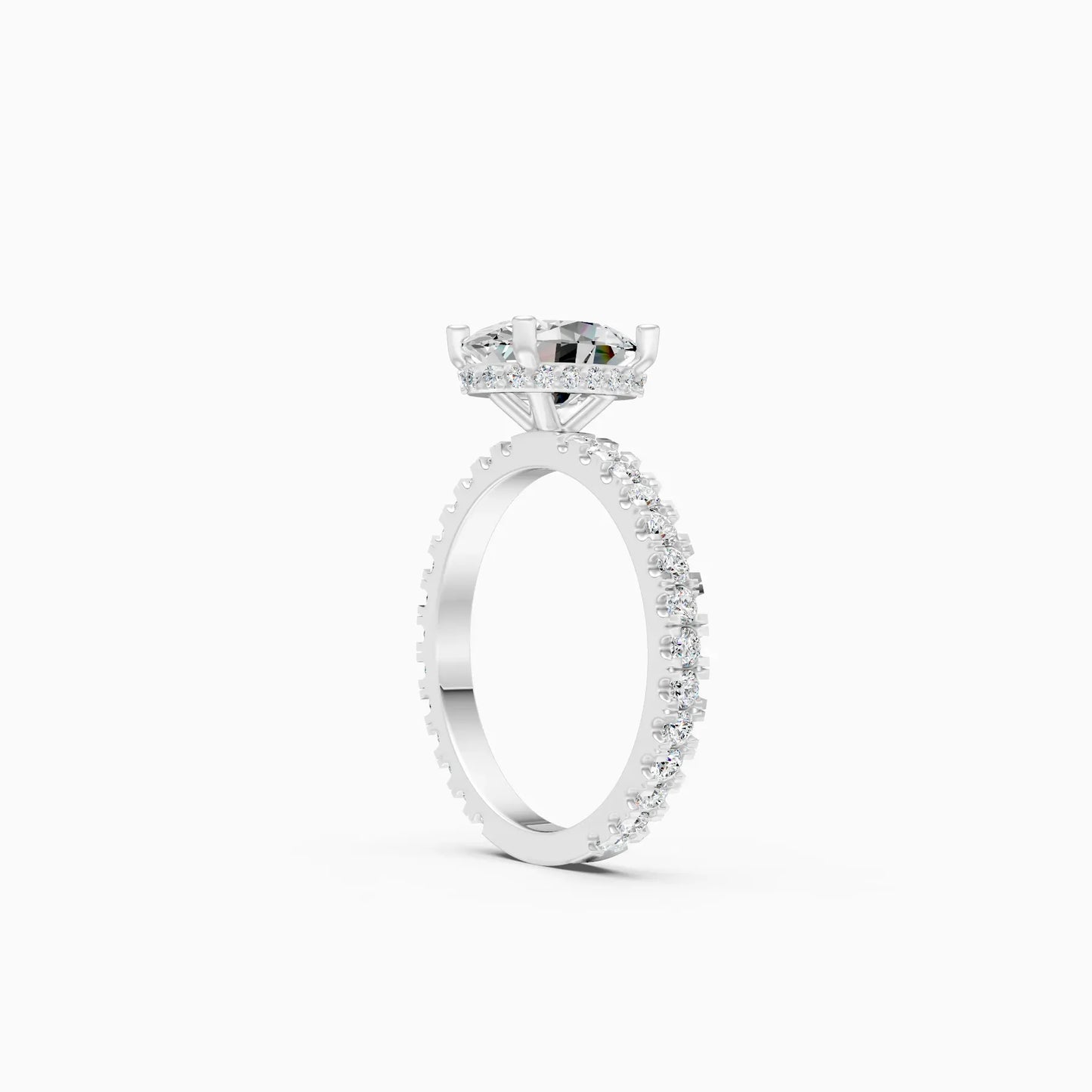 Empress Grace Blink Oval Diamond Ring