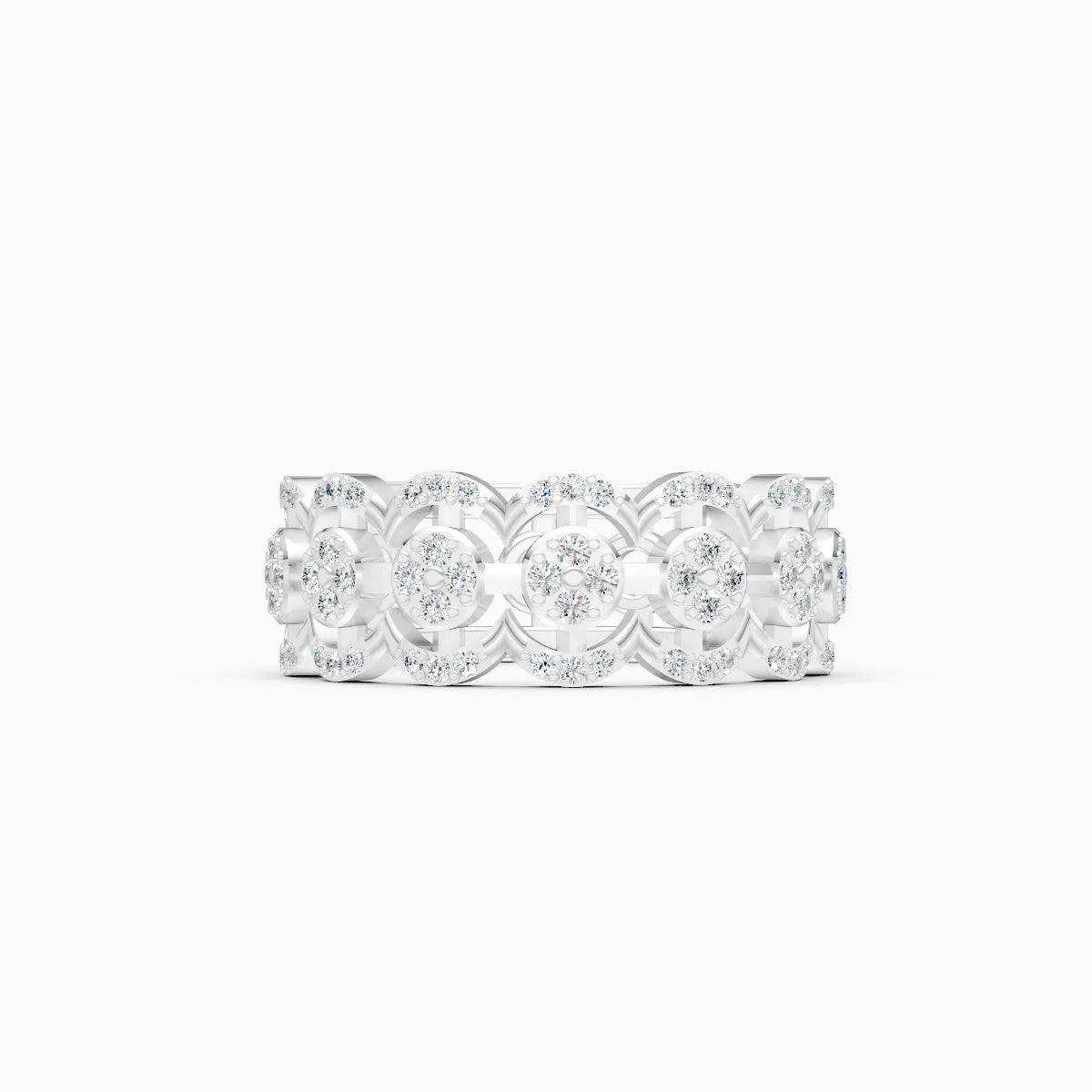 Celestial Charm Multi-Halo Round-Cut Diamond Ring