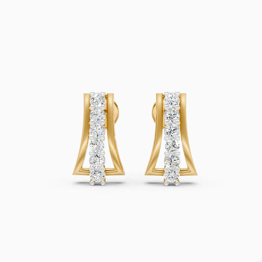 Diamond Curve Bar Studs