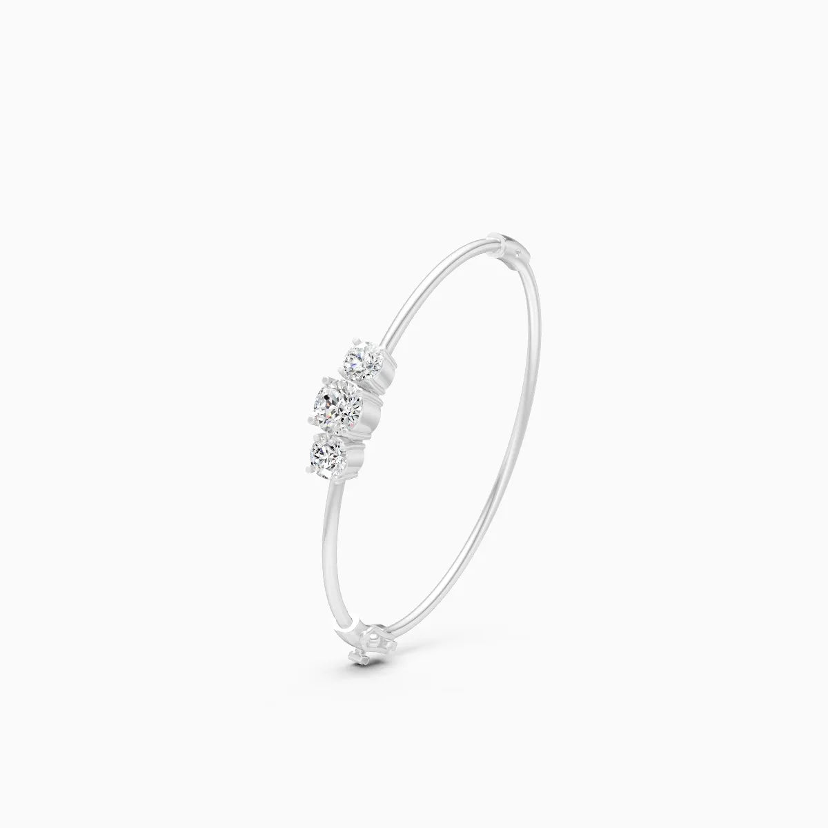 Bold Round Solitaires Diamond Bracelet