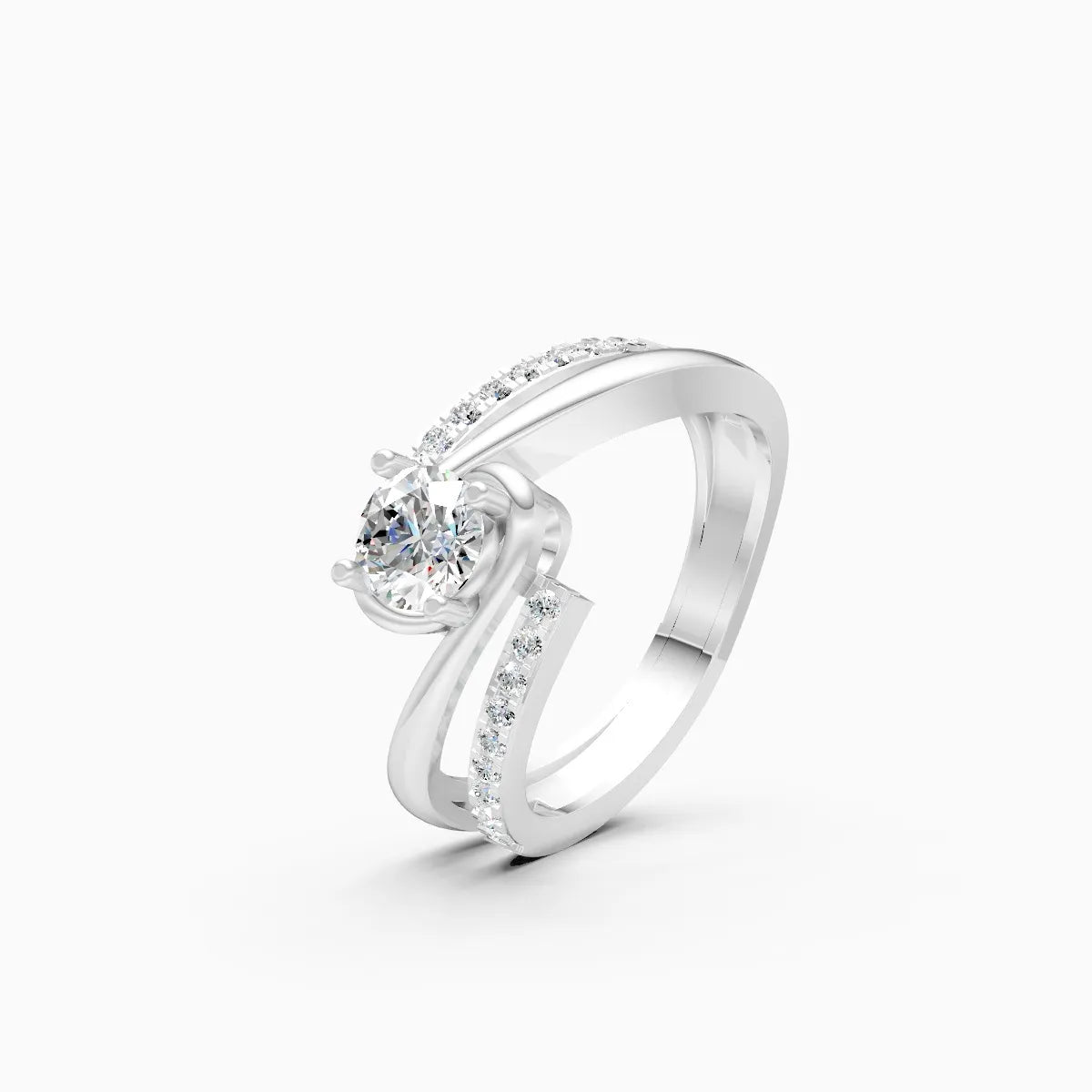 Twilight Twist Lab Grown Diamond Ring