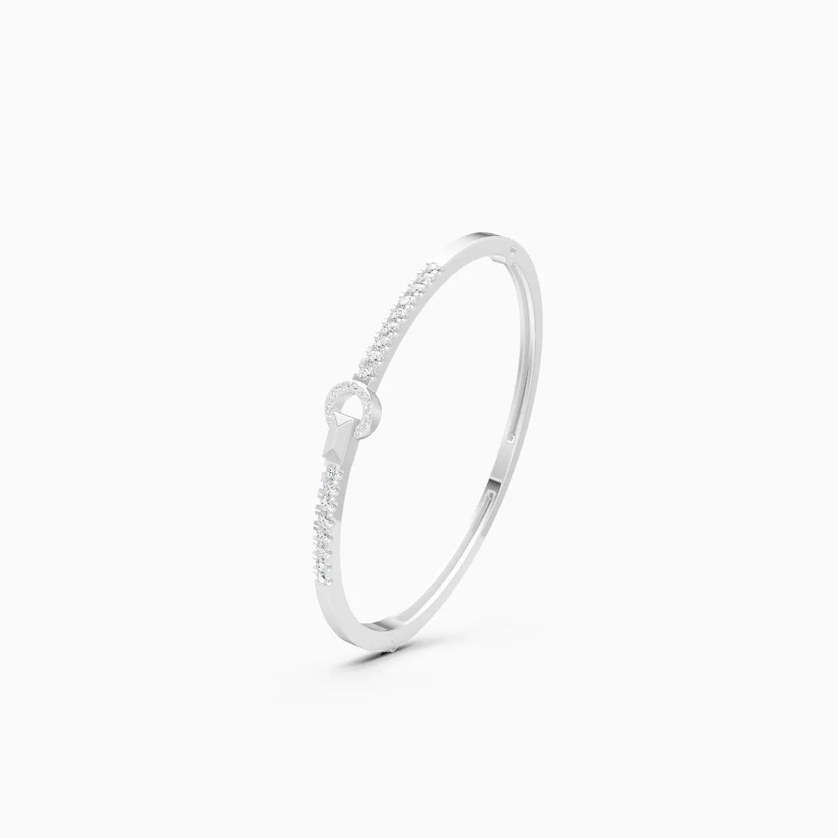 Circle Clasp Diamond Bracelet