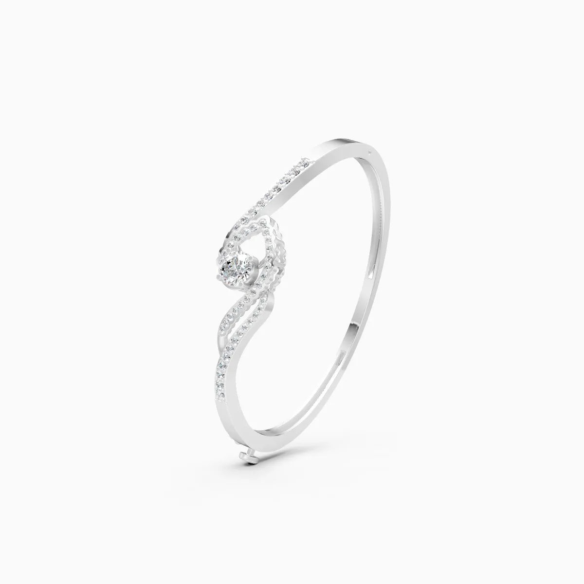 Divine Curl Lab-Grown Diamond Kada