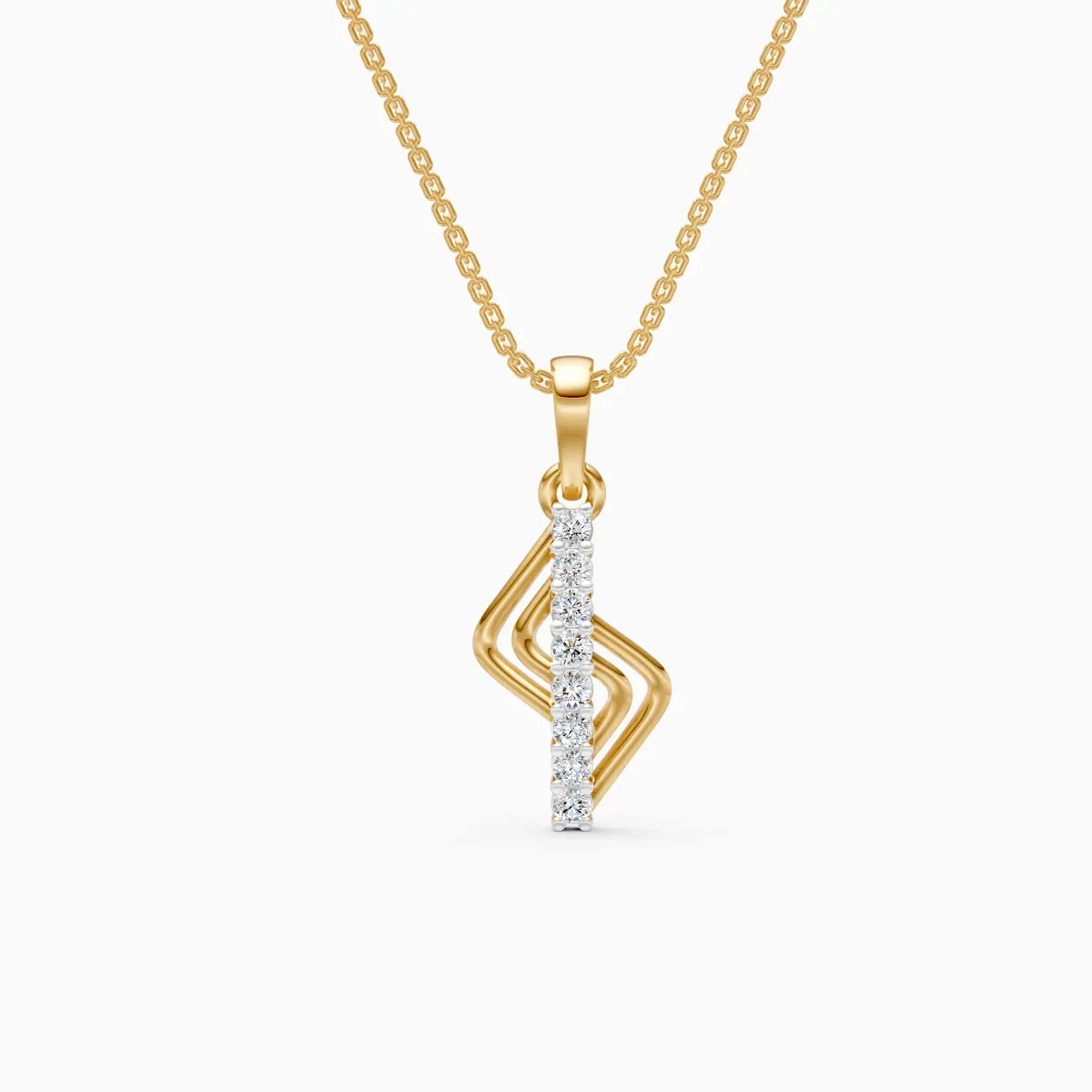 Contemporary Edge Pendant