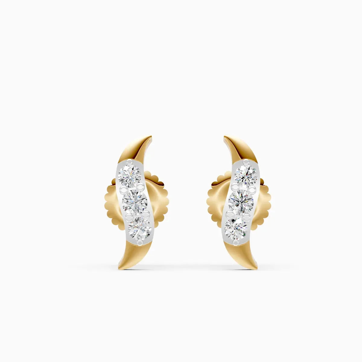 Crescent Wave Studs