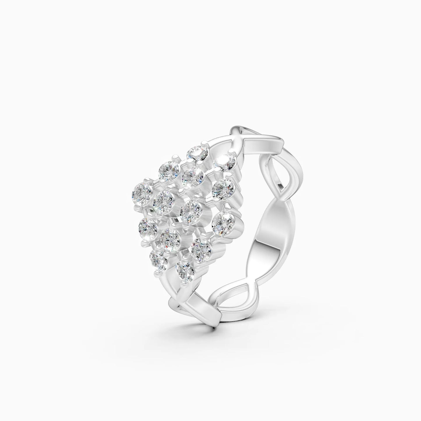 Blooming Spark Lab Grown Diamond Ring