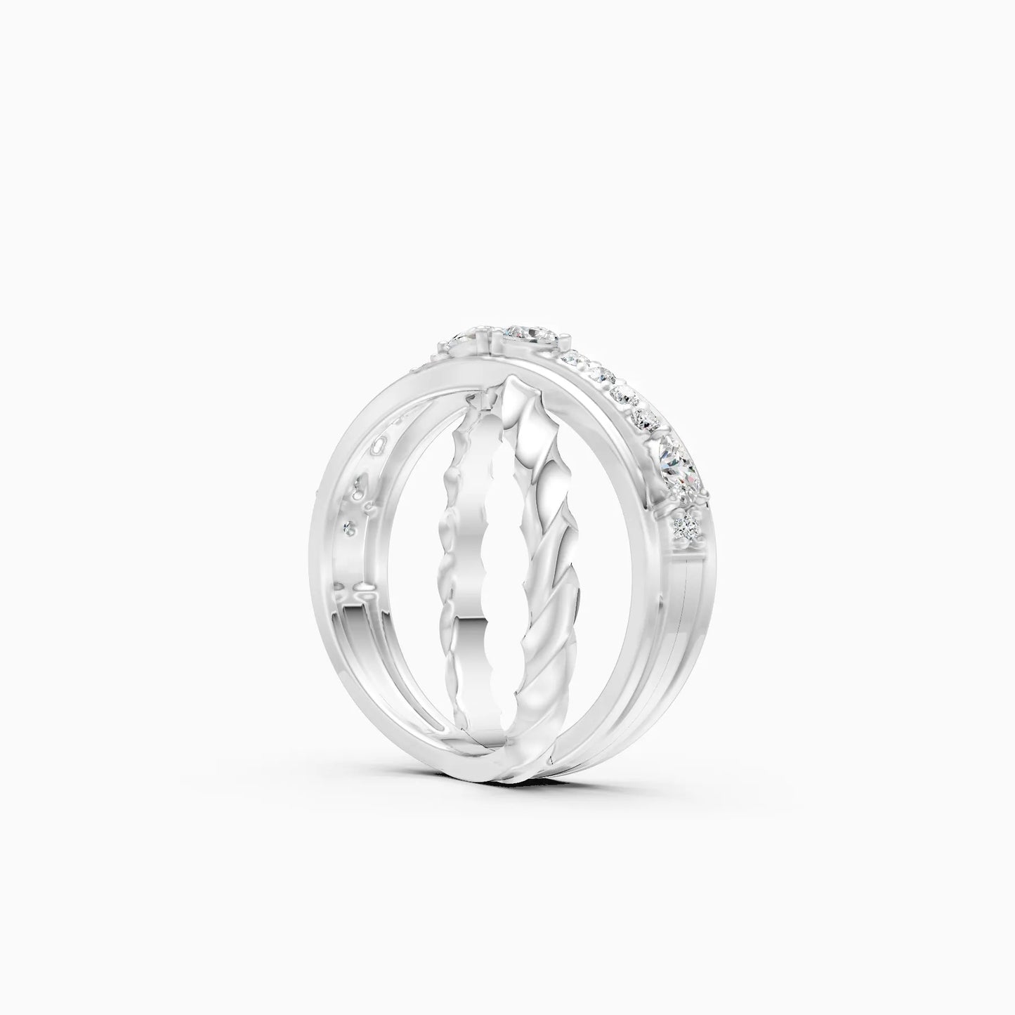 Divina Twist Lab Grown Diamond Ring