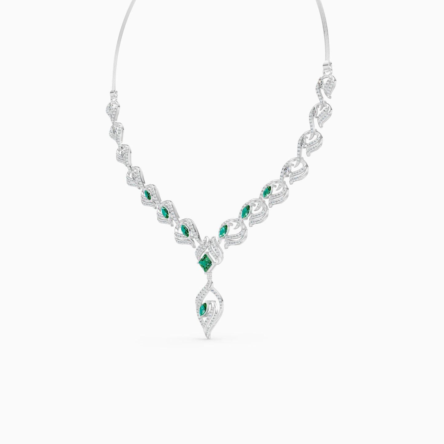 Forever Curve Lab Grown Diamond Necklace