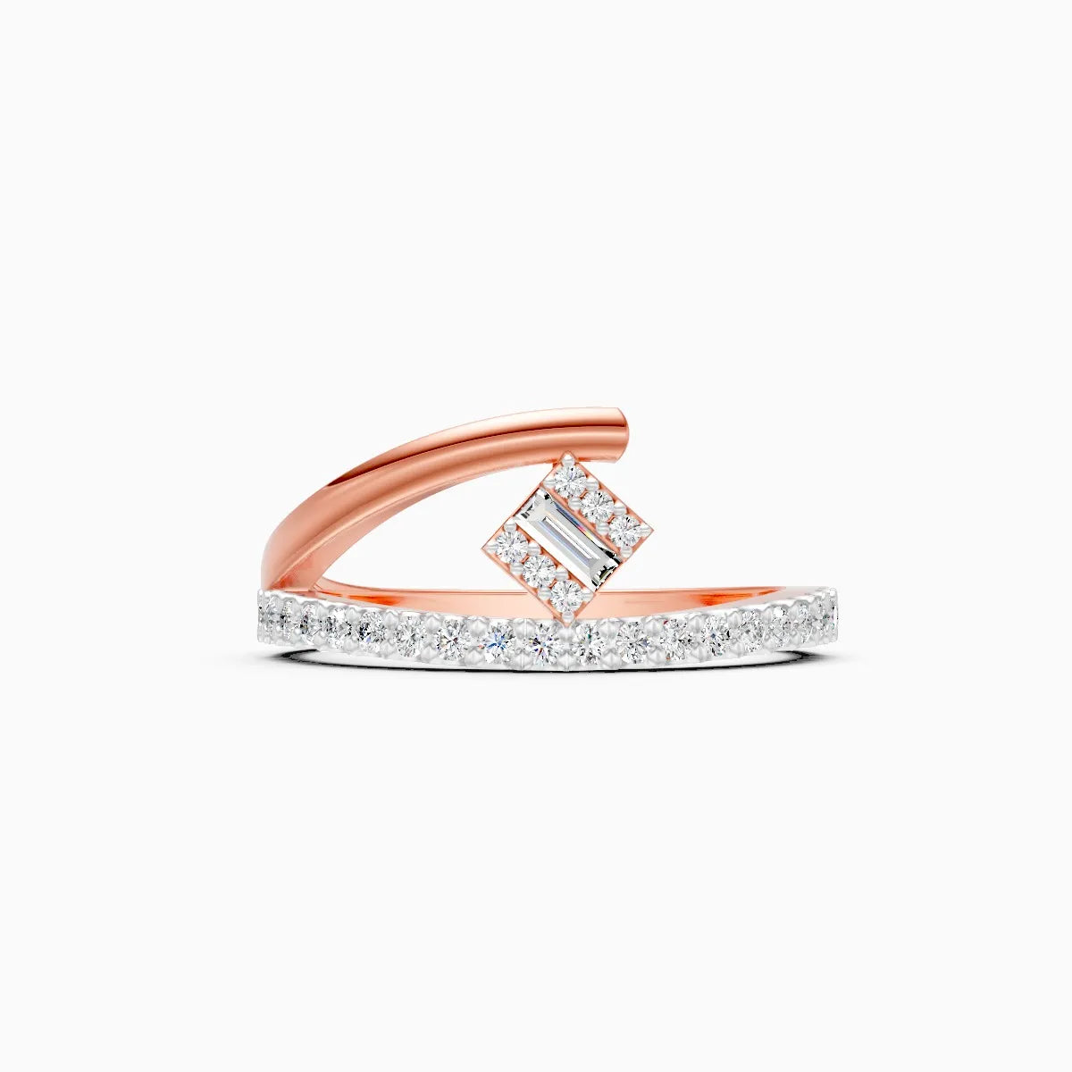 Twin Flow Diamond Cluster Ring