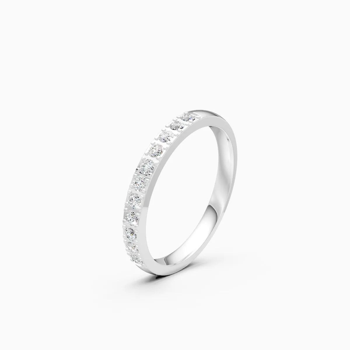 Sparking Half Eternity Matching Bridal Band