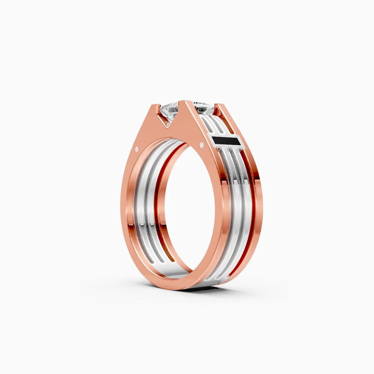 Powerful Princess Cut Lab Grown Diamond Ring