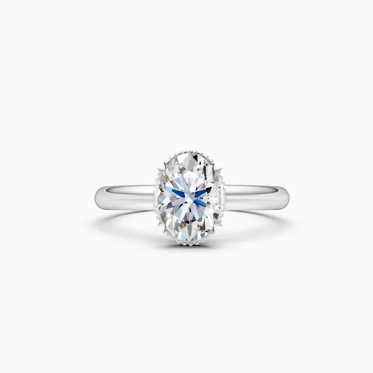 Timeless Oval Lab Grown Diamond Ring