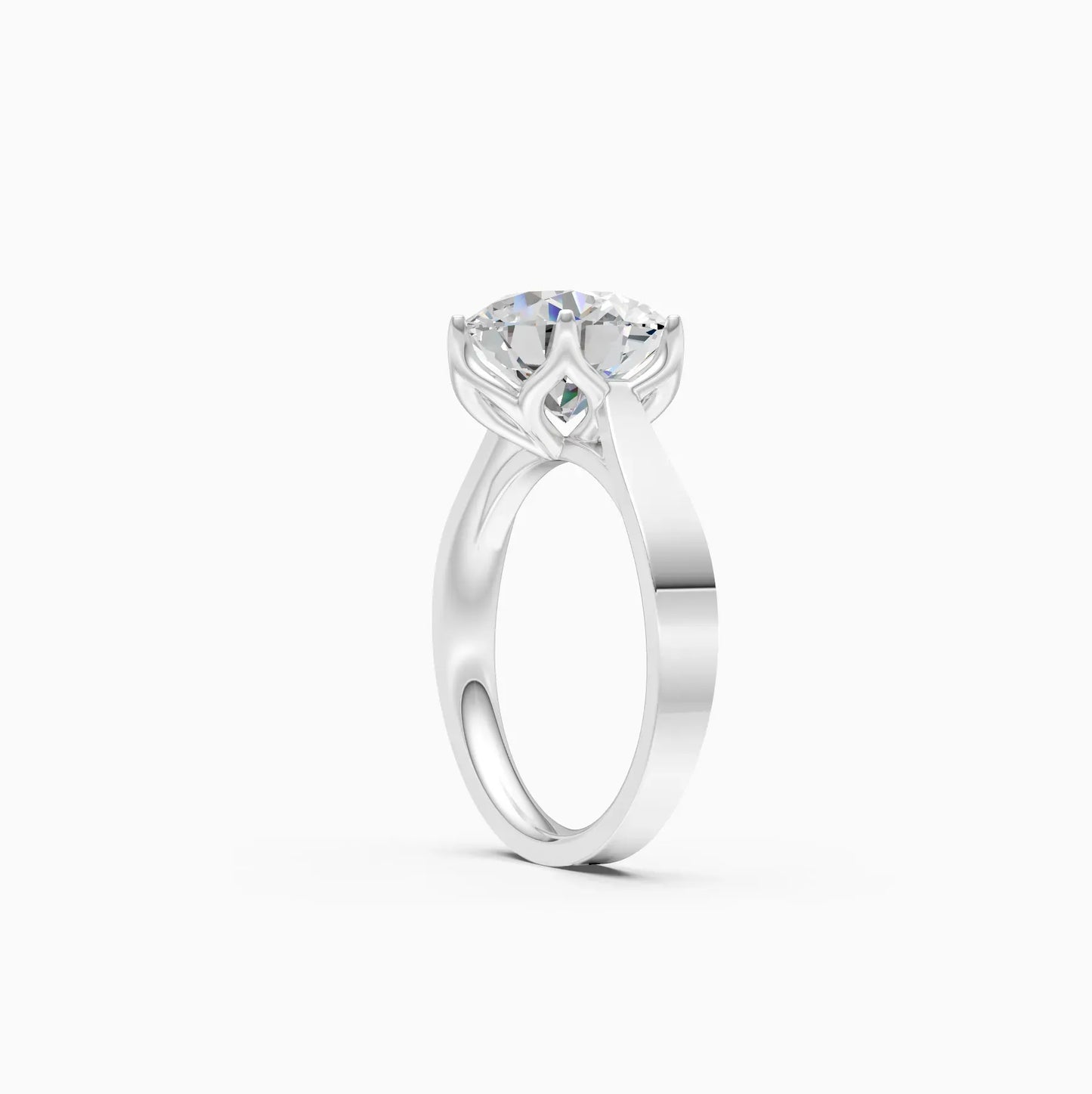 Six Prongs Solitaire Diamond Ring
