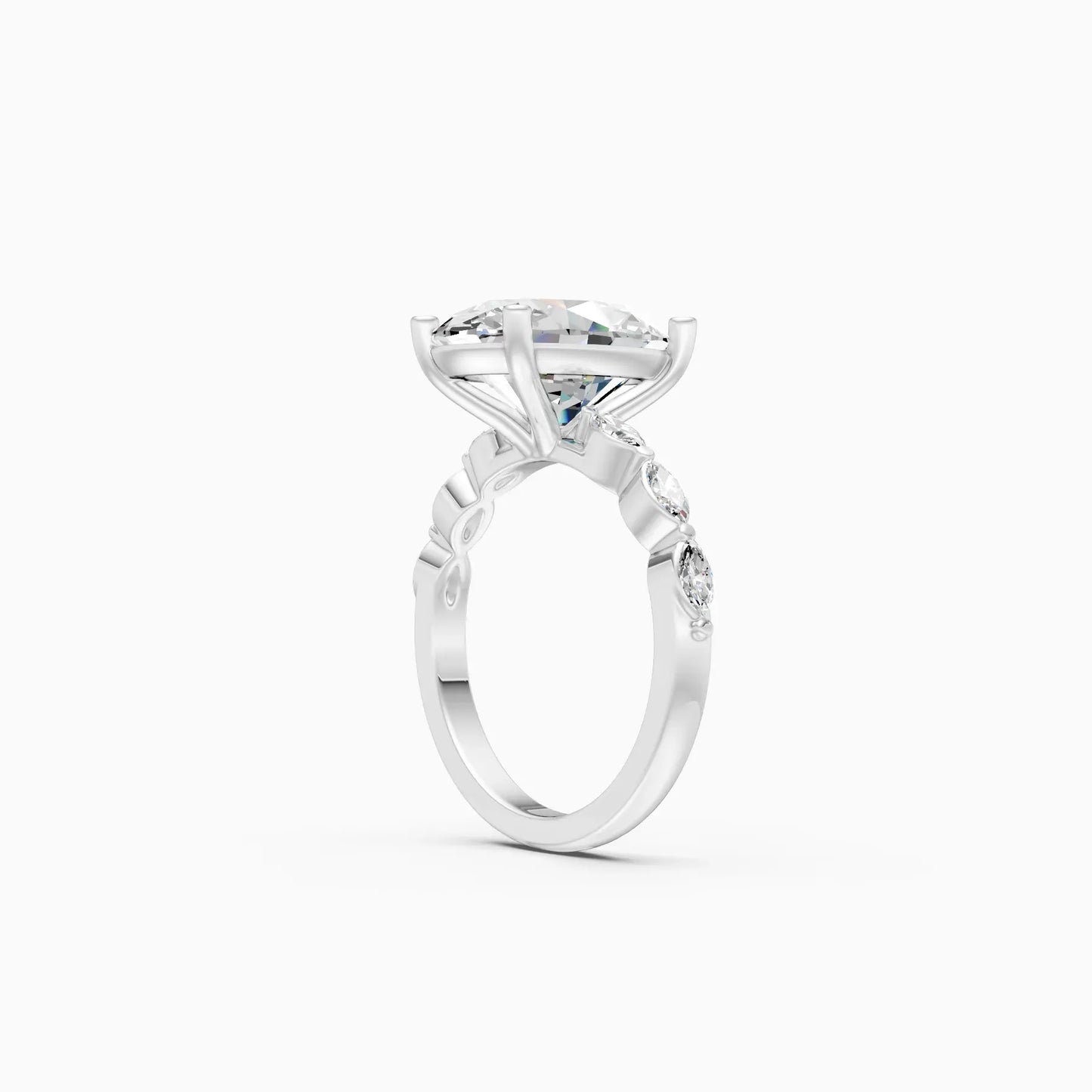 Crown of Grace Oval Diamond Ring