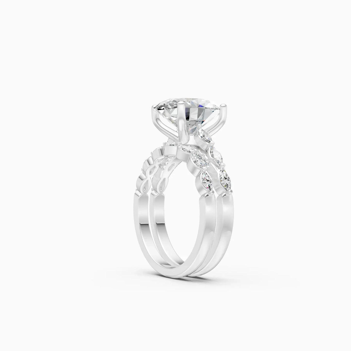 Royal Oval Cut Diamond Engagement Ring