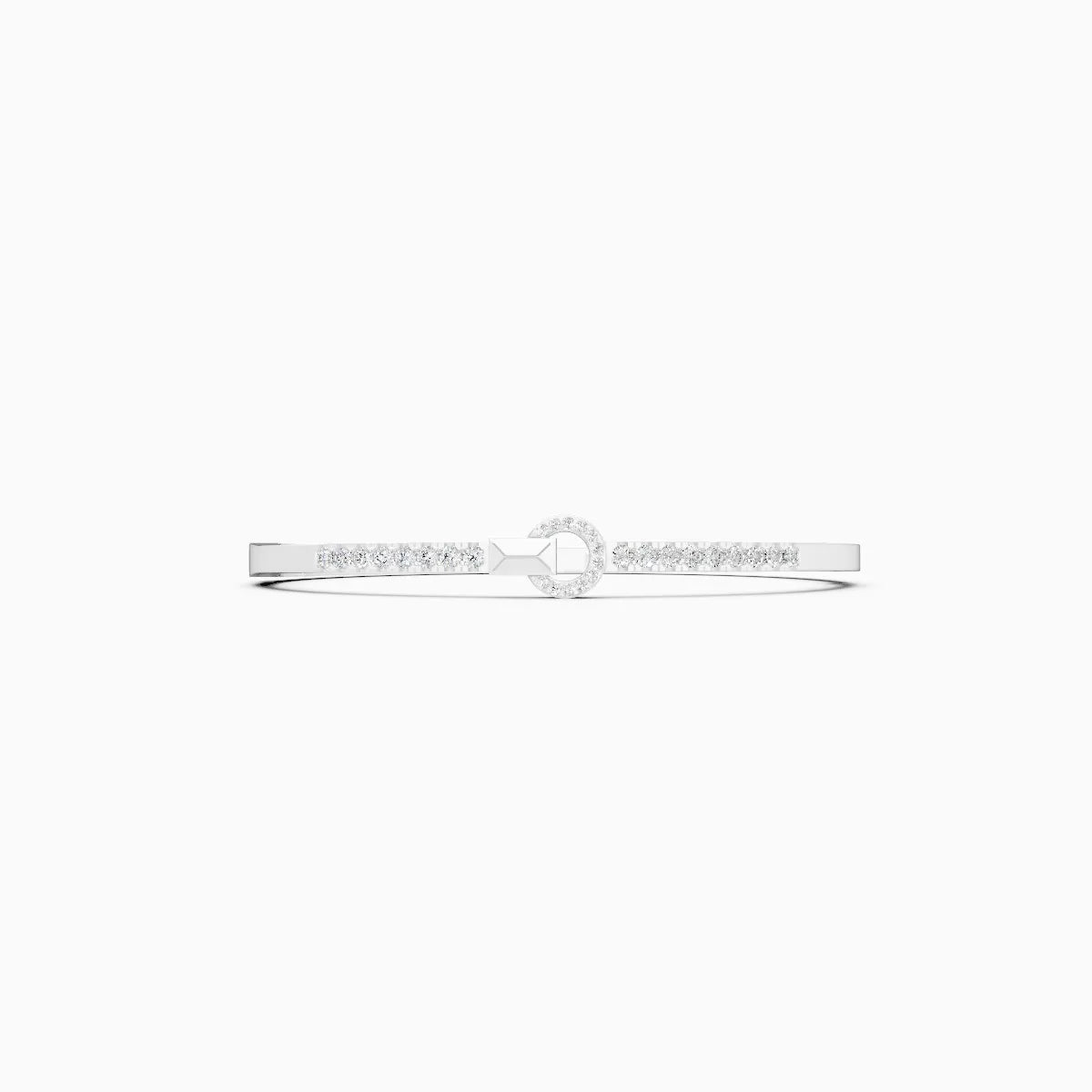 Circle Clasp Diamond Bracelet