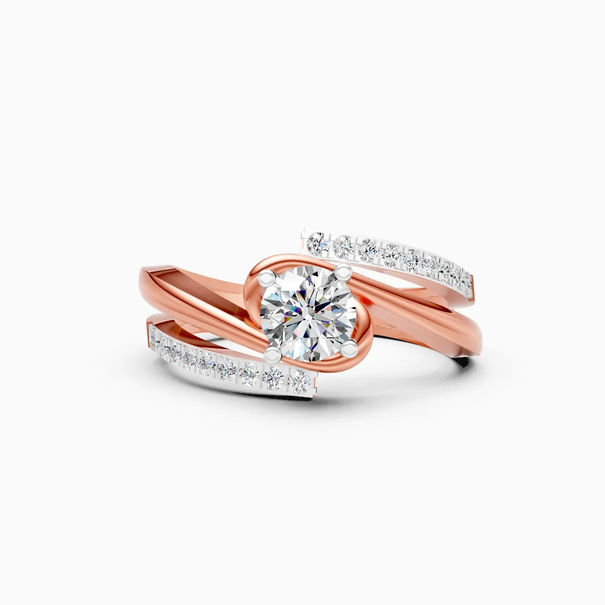 Twilight Twist Lab Grown Diamond Ring