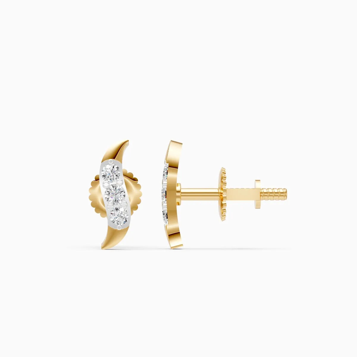 Crescent Wave Studs