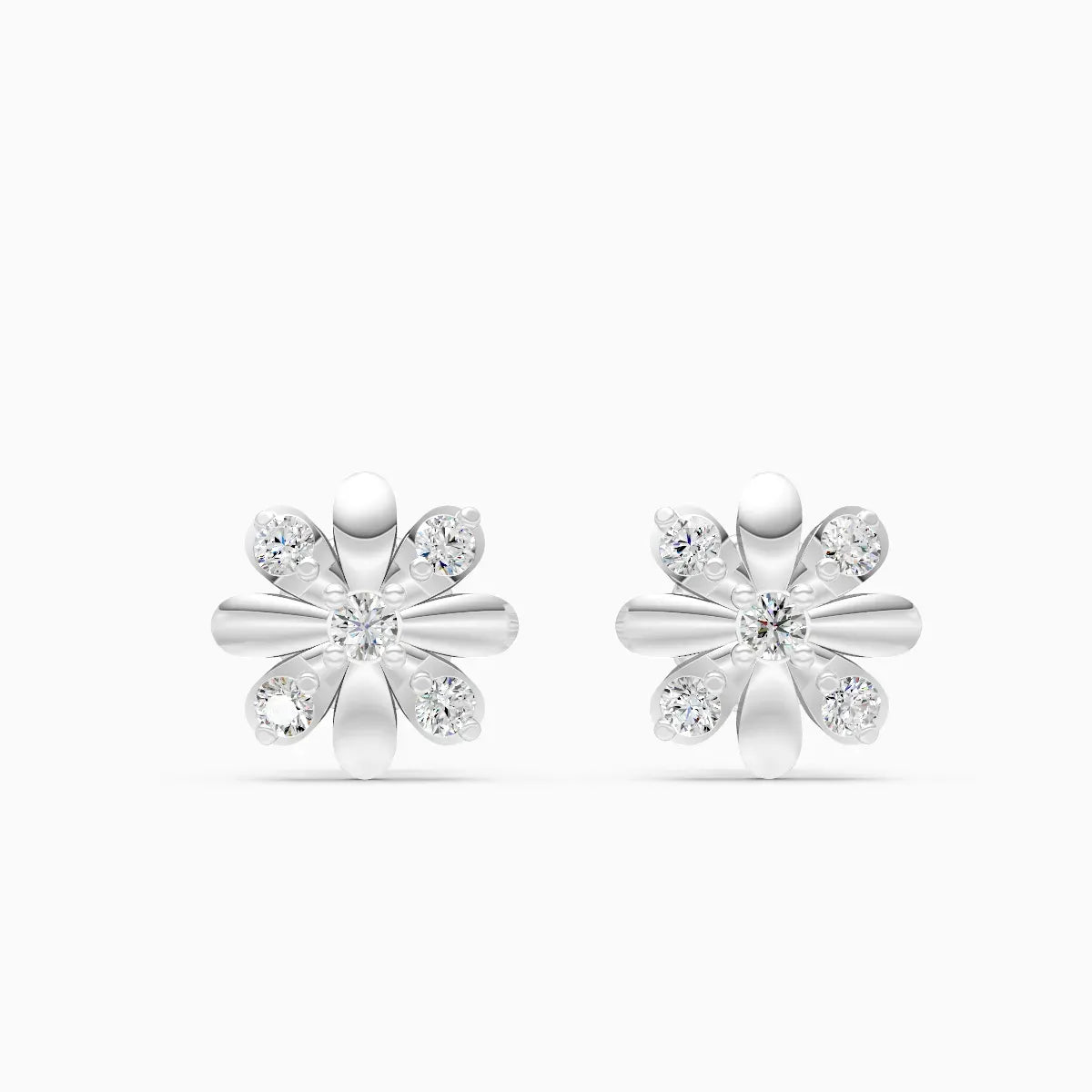 Petal Radiance Diamond Studs