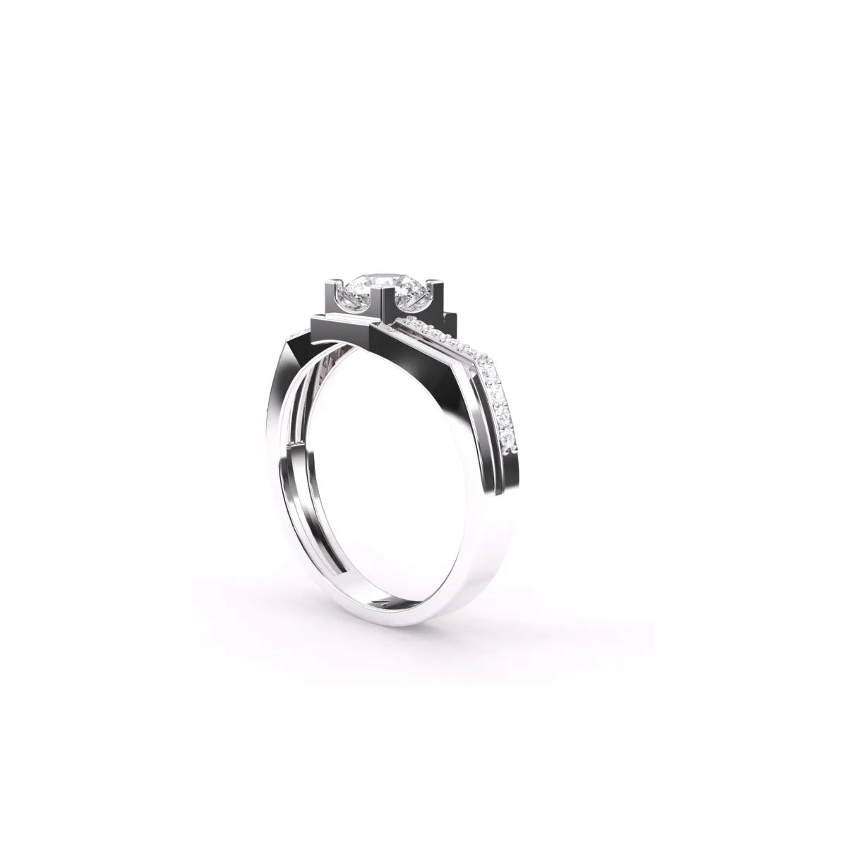 Lab Grown Diamond Double Raw Band Ring