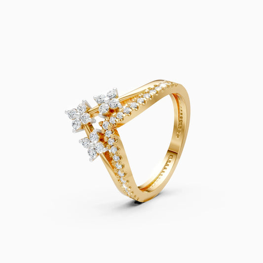 Tiara Lab Grown Diamond Crown Statement Ring