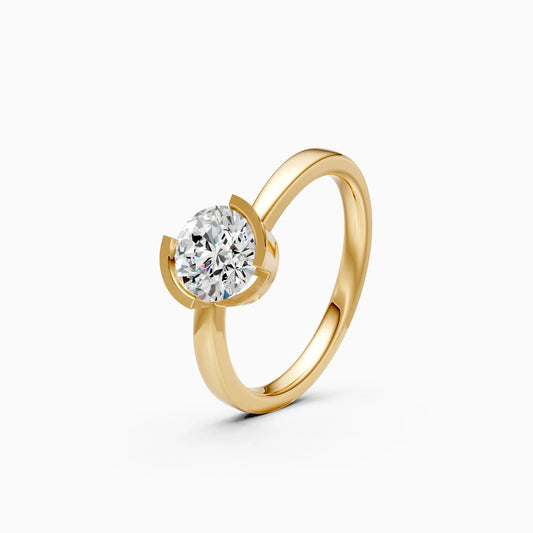 Signature Arc Lab Grown Diamond Solitaire Ring