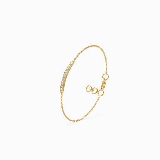 Delicate Bar Lab Grown Diamond Bracelet