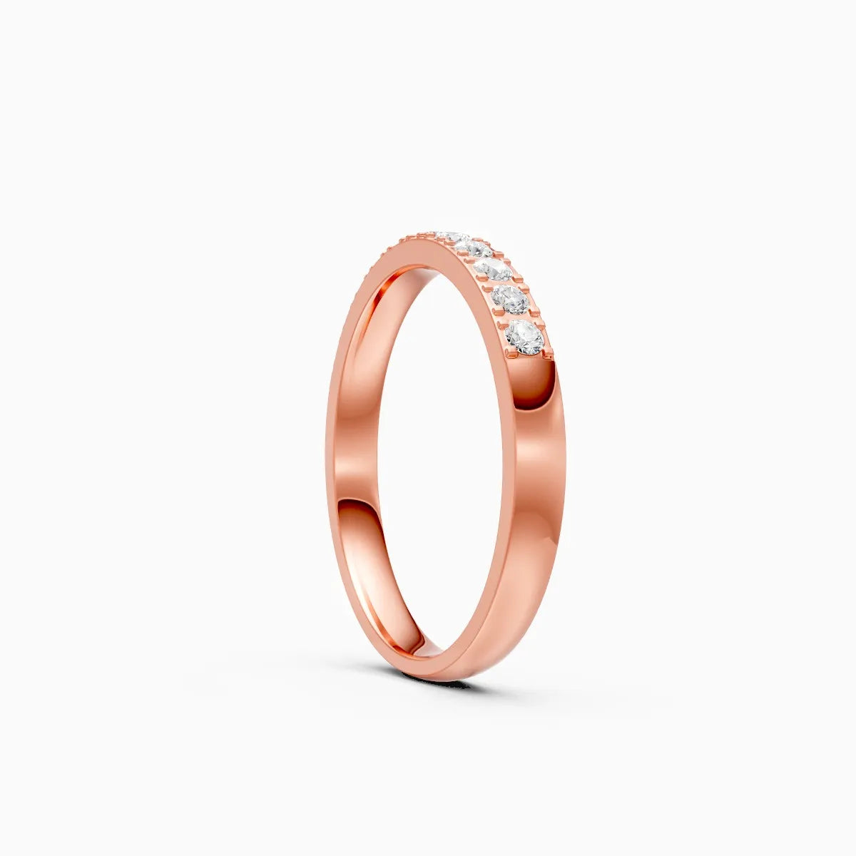 Sparking Half Eternity Matching Bridal Band
