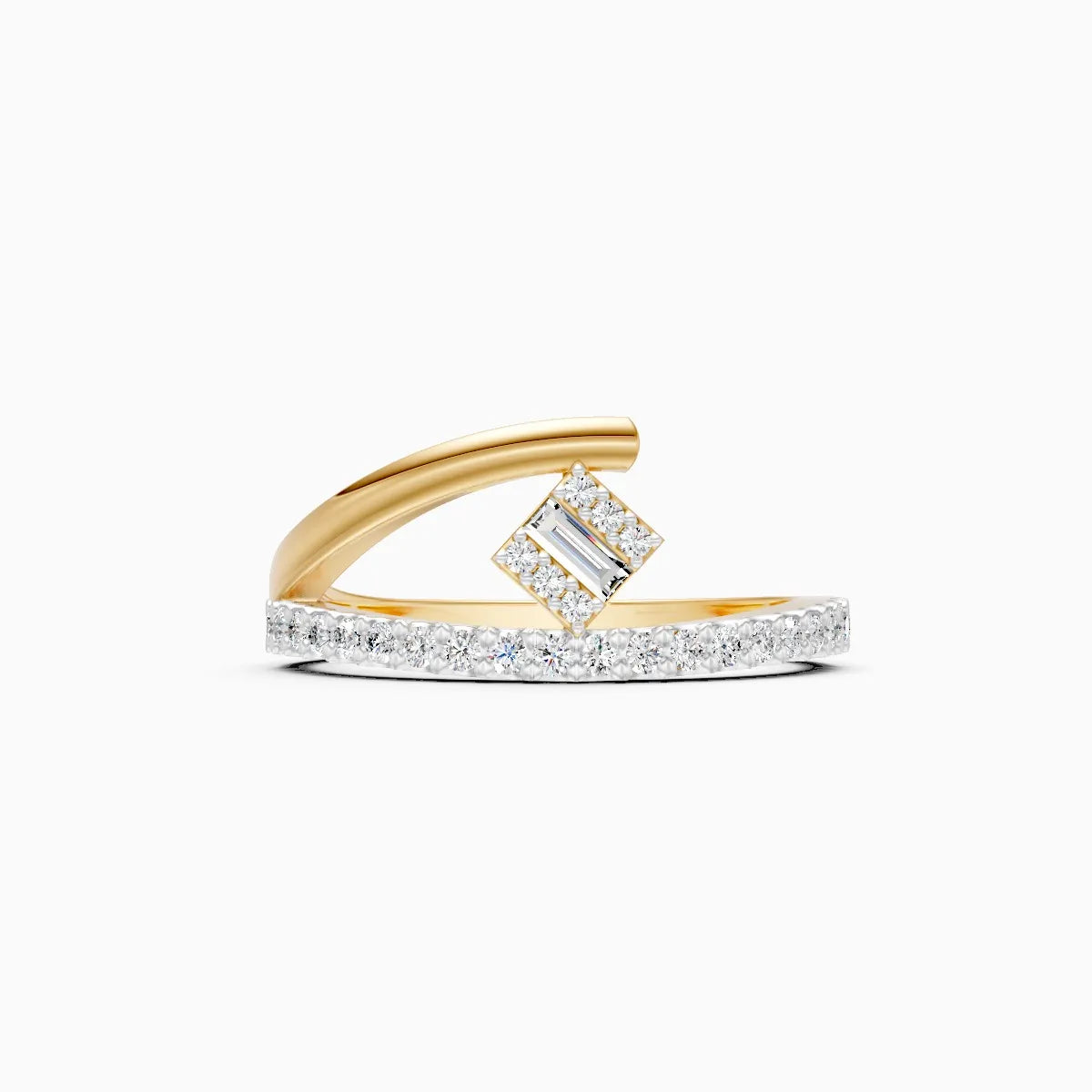 Twin Flow Diamond Cluster Ring