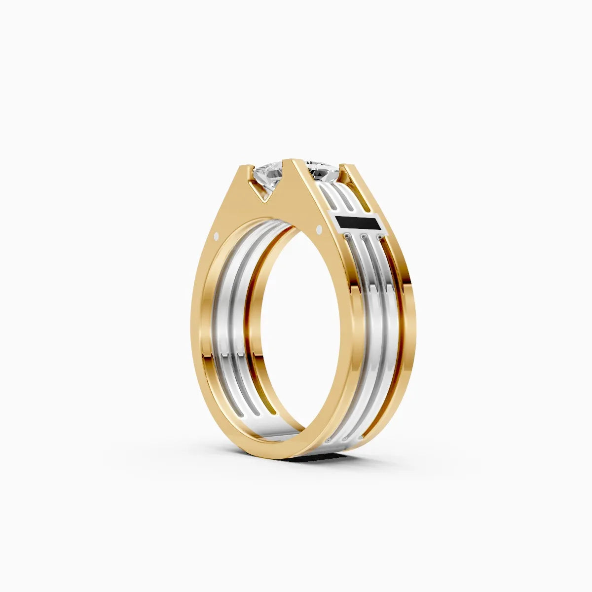 Powerful Princess Cut Lab Grown Diamond Ring