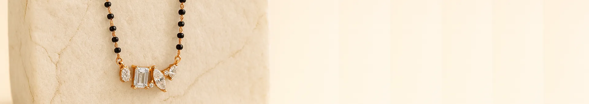 Lab Grown Diamond Wedding Mangalsutra