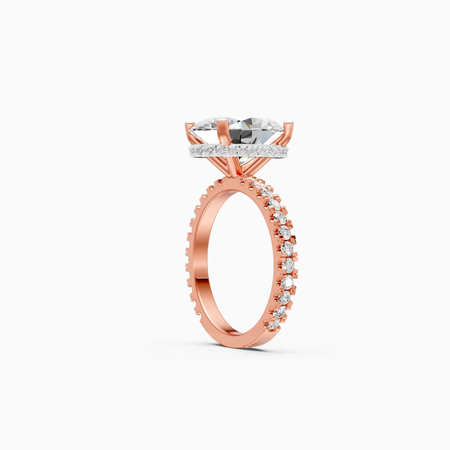 Spark With Oval Diamond Engagement Ring