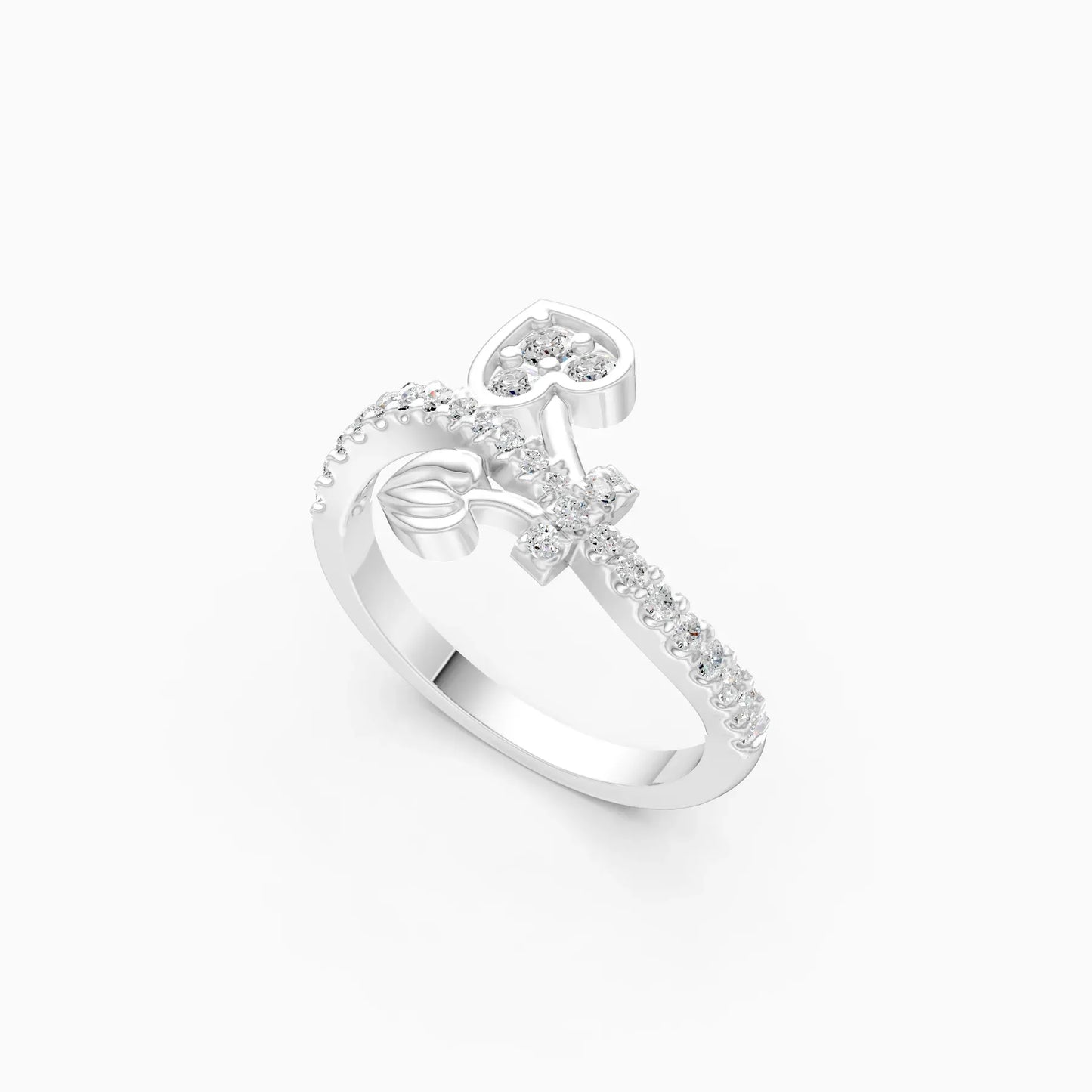 Eternal Bond Heart Diamond Ring