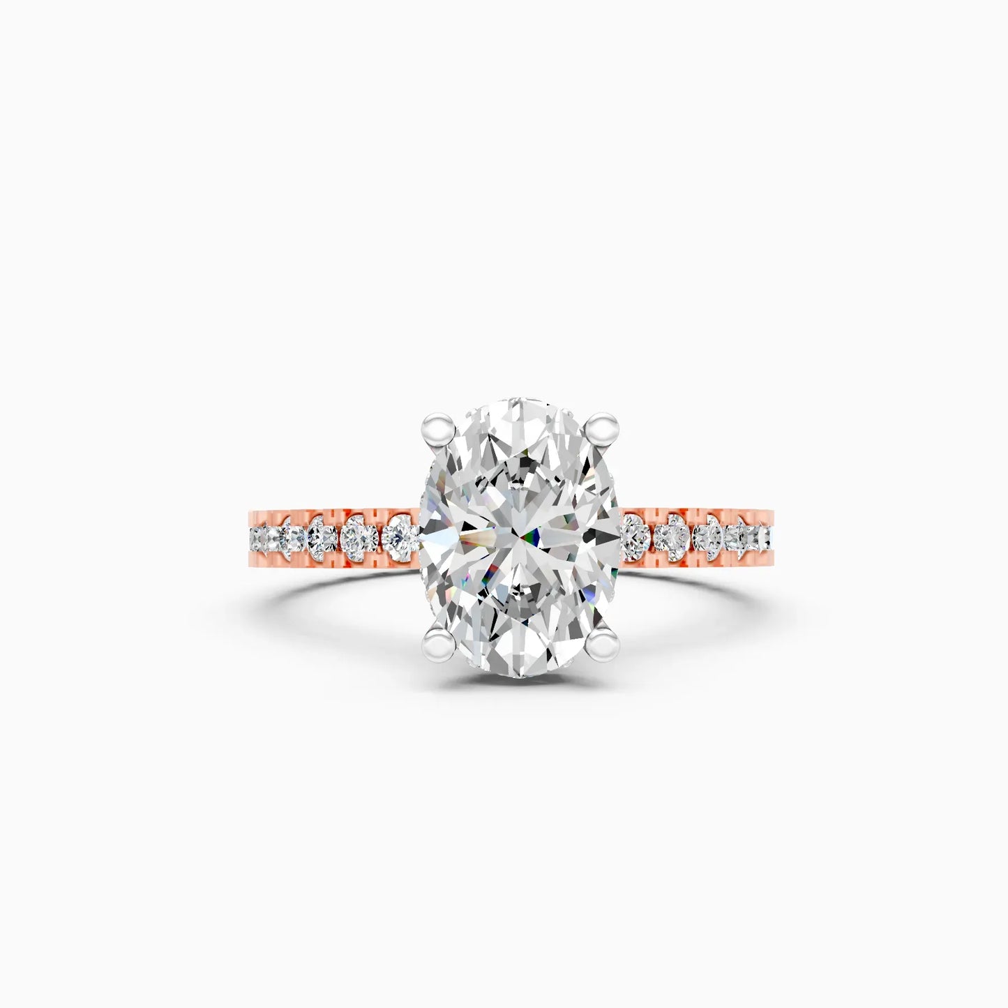 Empress Grace Blink Oval Diamond Ring