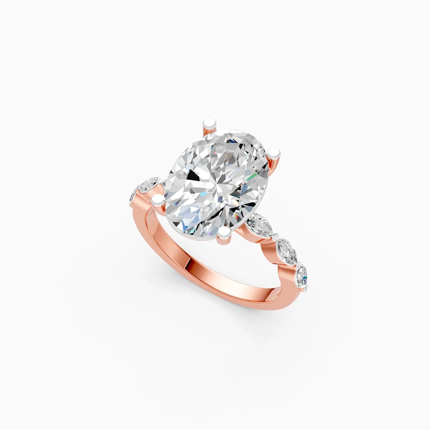 Crown of Grace Oval Diamond Ring
