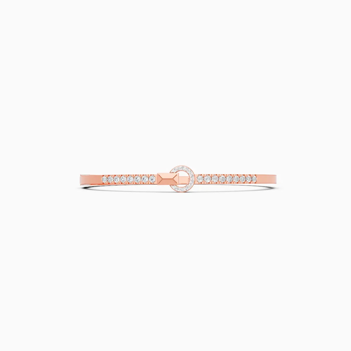 Circle Clasp Diamond Bracelet